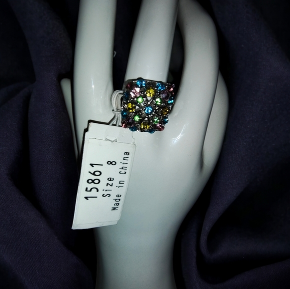 Multicolor fashion ring - Picture 2 of 2